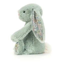 Peluche Lapin Blossom - H 18 Cm - Sage