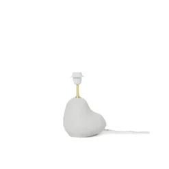 Pied De Lampe Hebe H 30 Cm - Blanc Casse