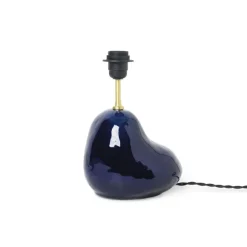 Pied De Lampe Hebe H 30 Cm - Bleu Fonce