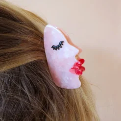 Pince A Cheveux Visage - Blanche