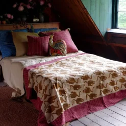 Plaid Powder Tiger En Coton - 220 X 140 Cm