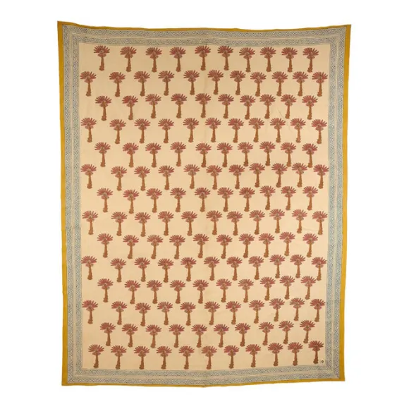 Plaid Tala Palmtree En Coton - Sand