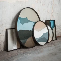 Plateau En Verre - Slate Wabi Sabi - O 61 Cm