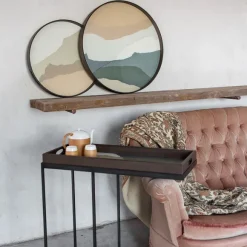 Plateau En Verre - Slate Wabi Sabi - O 61 Cm