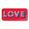 Plateau Love - 32 X 15 Cm - Rouge