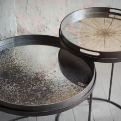 Plateau Miroir - Bronze Mirror - O 61 Cm