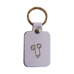 Porte-clés Zizi En Cuir - Nude