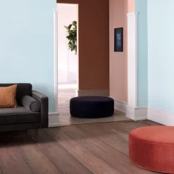 Pouf Velours Wind - Bleu