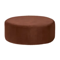 Pouf Velours Wind - Cafe Caramel