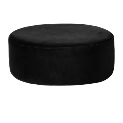 Pouf Wind Velours Noir