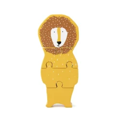 Puzzle Formes Animaux En Bois - Mr Lion