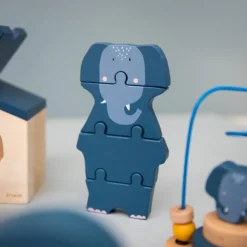 Puzzle Mrs Elephant En Bois