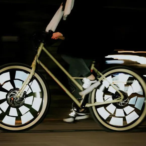 Reflecteurs Pour Rayons De Velo - Rose Fluo