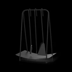 Serviteur De Cheminee Noir