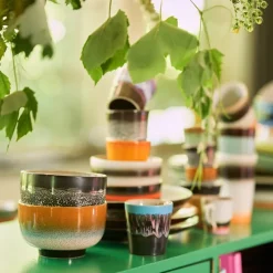 Set De 4 Bols Ceramique 70'S Groovy