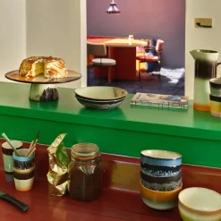 Set De 4 Bols Ceramique 70'S Groovy