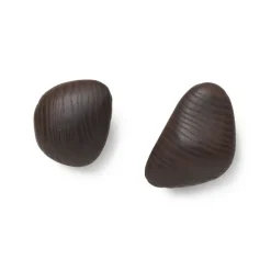 Set De 2 Crochets Cairn - Marron Fonce