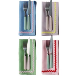 Set De 2 Serviettes Ric-Rac