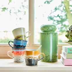 Set De 4 Tasses Americano 70'S Pegasus En Ceramique