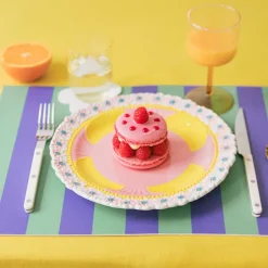 Set De Table Paloma 2 - Vert / Violet - Edition Limitee Fleux