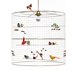 Suspension Grande Voliere Mathieu Challieres H 66 X O 66 Cm