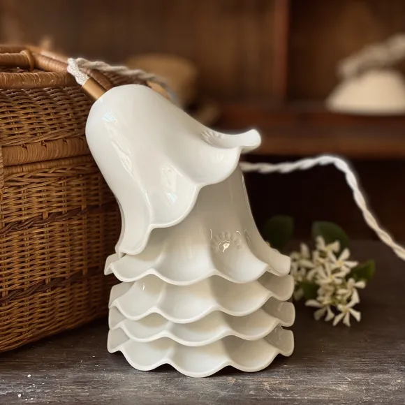 Suspension Lili En Porcelaine Emaillee - O 13 Cm