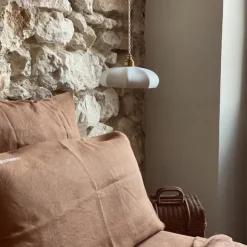 Suspension Maria En Porcelaine Biscuit - O 24 Cm