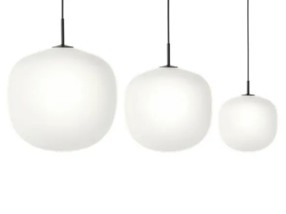 Suspension Rime Fil Noir O 37 Cm