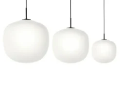 Suspension Rime Fil O 25 Cm - Noir