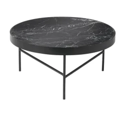 Table Basse En Marbre - Noir