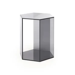 Table Basse Hexagon - H 45 X 41 X 35 Cm - Gris