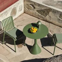 Table Cone Palissade - O 90 X H 74 Cm - Olive