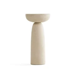 Table D'Appoint Olo - O 30 X H 61 Cm - Ivoire
