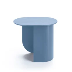 Table D'Appoint Plateau - H 40 X 44 X 32 Cm - Bleu