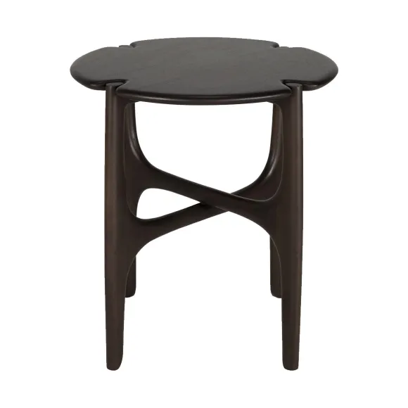 Table D'Appoint Polished Imperfect En Acajou - Marron