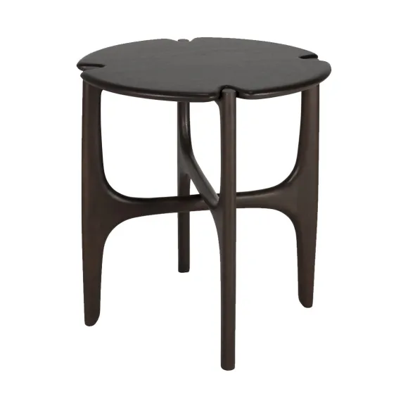 Table D'Appoint Polished Imperfect En Acajou - Marron