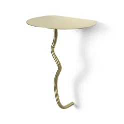 Table Murale Curvature - Laiton