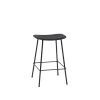Tabouret De Comptoir Fiber Tube Noir