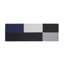 Tapis Ethan Cook Flat Works - 80 X 250 Cm - Noir Bleu