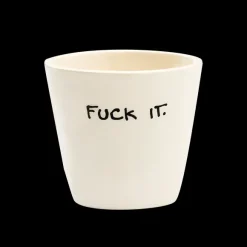 Tasse Expresso Fuck It - Blanc