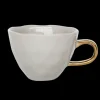 Tasse Expresso Good Morning En Porcelaine - Gris