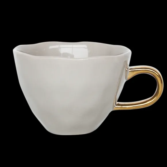 Tasse Expresso Good Morning En Porcelaine - Gris