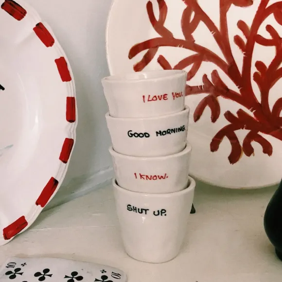 Tasse Expresso Good Morning - Blanc