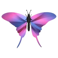Trophee Origami Papillon Swordtail - Purple Metallic