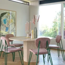 Vase A Bec Et Cils En Gres - Vert