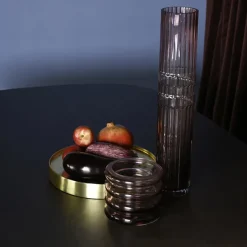 Vase B4 En Verre Souffle - M