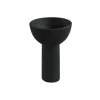 Vase Block En Ceramique - Mini - Noir