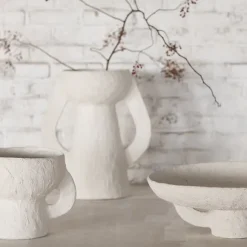 Vase Earth En Papier Mache - H 41 Cm