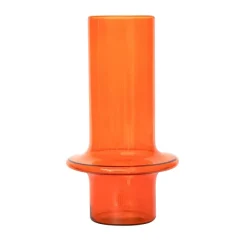 Vase En Verre Recycle - Paprika