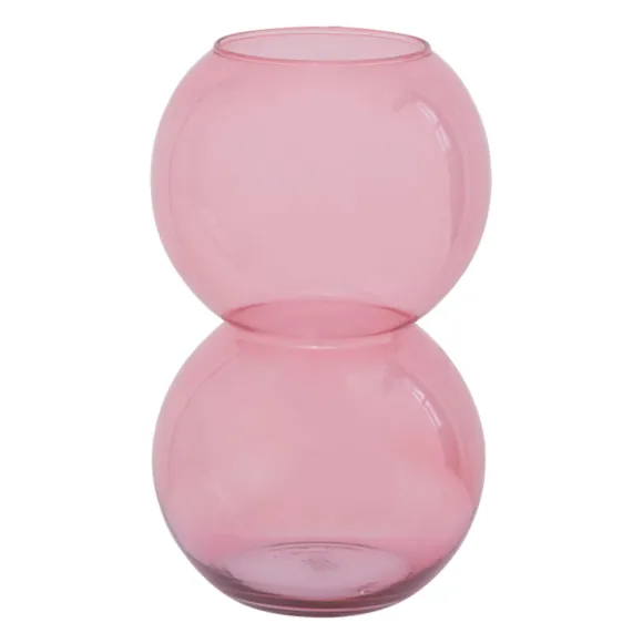 Vase En Verre Recycle Bulb - Apricot